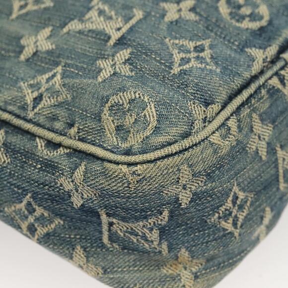 LOUIS VUITTON Monogram Denim Camera Bag Shoulder Bag Blue M95348 - Picture 15 of 16